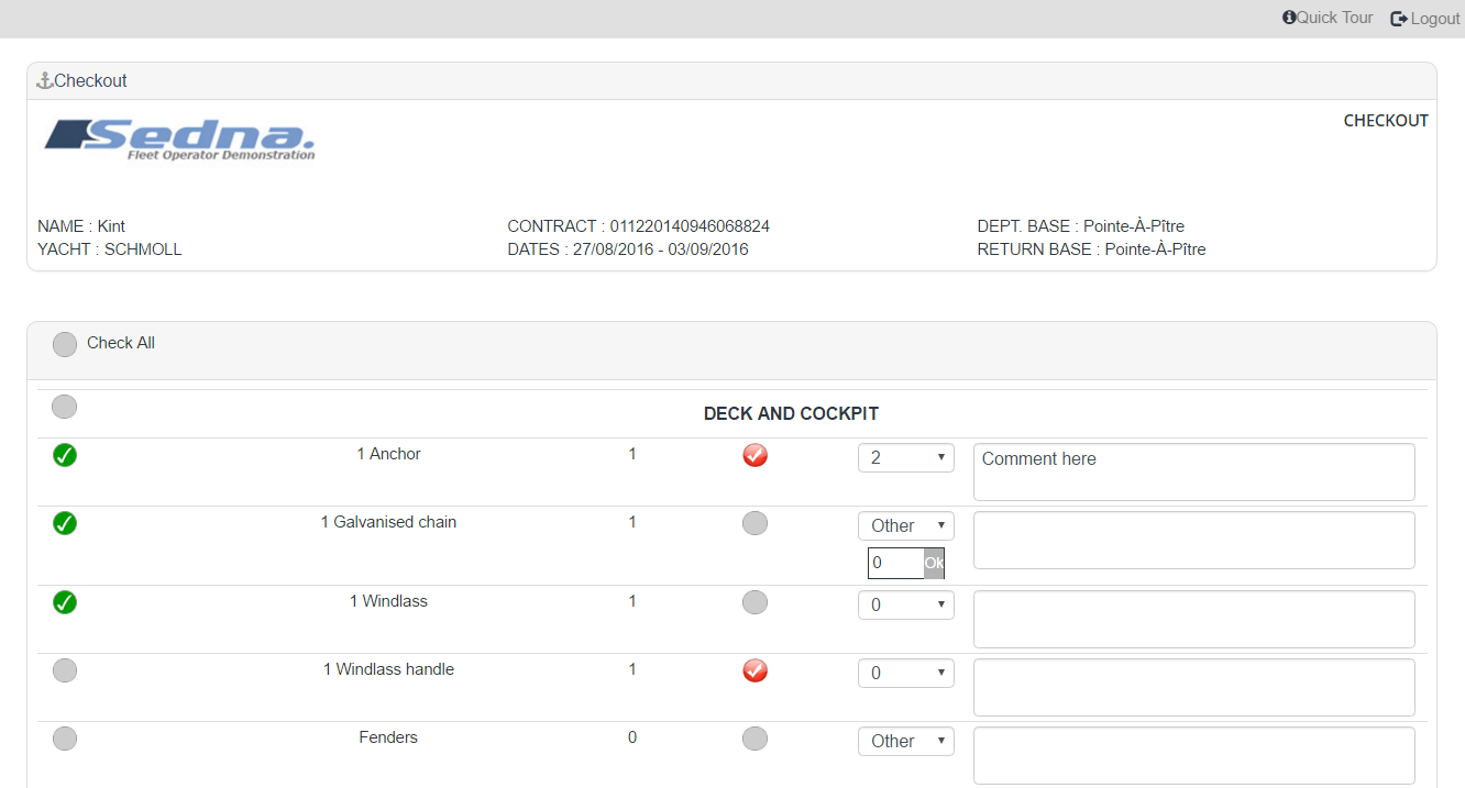 sedna yacht management system